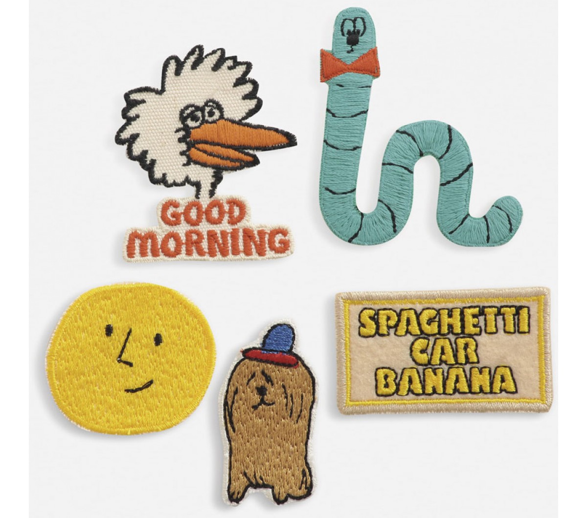Deze leuke strijkapplicaties of patches van Bobo Choses